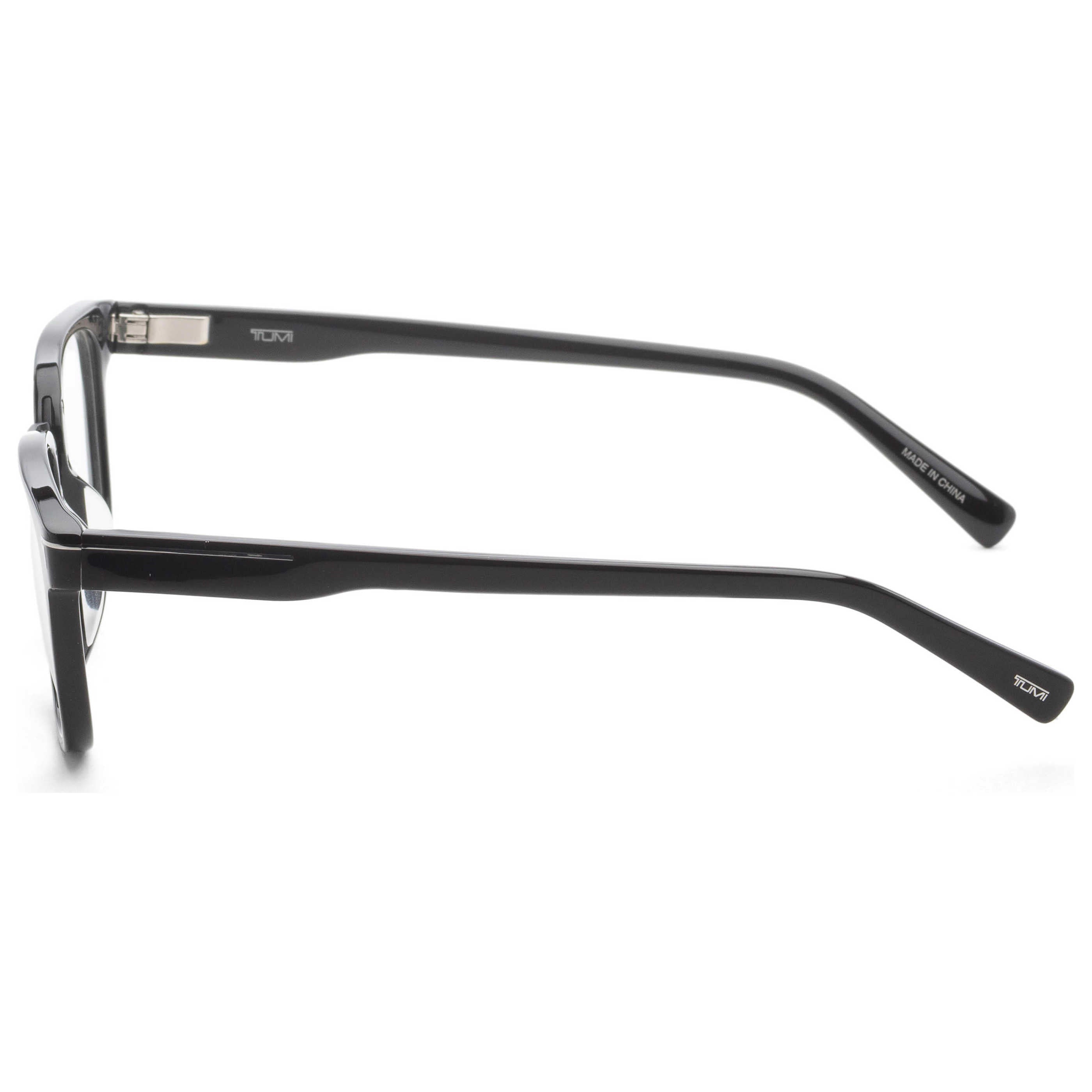 Tumi VTU013500700 Square Frame Eyeglasses — Black, view 2
