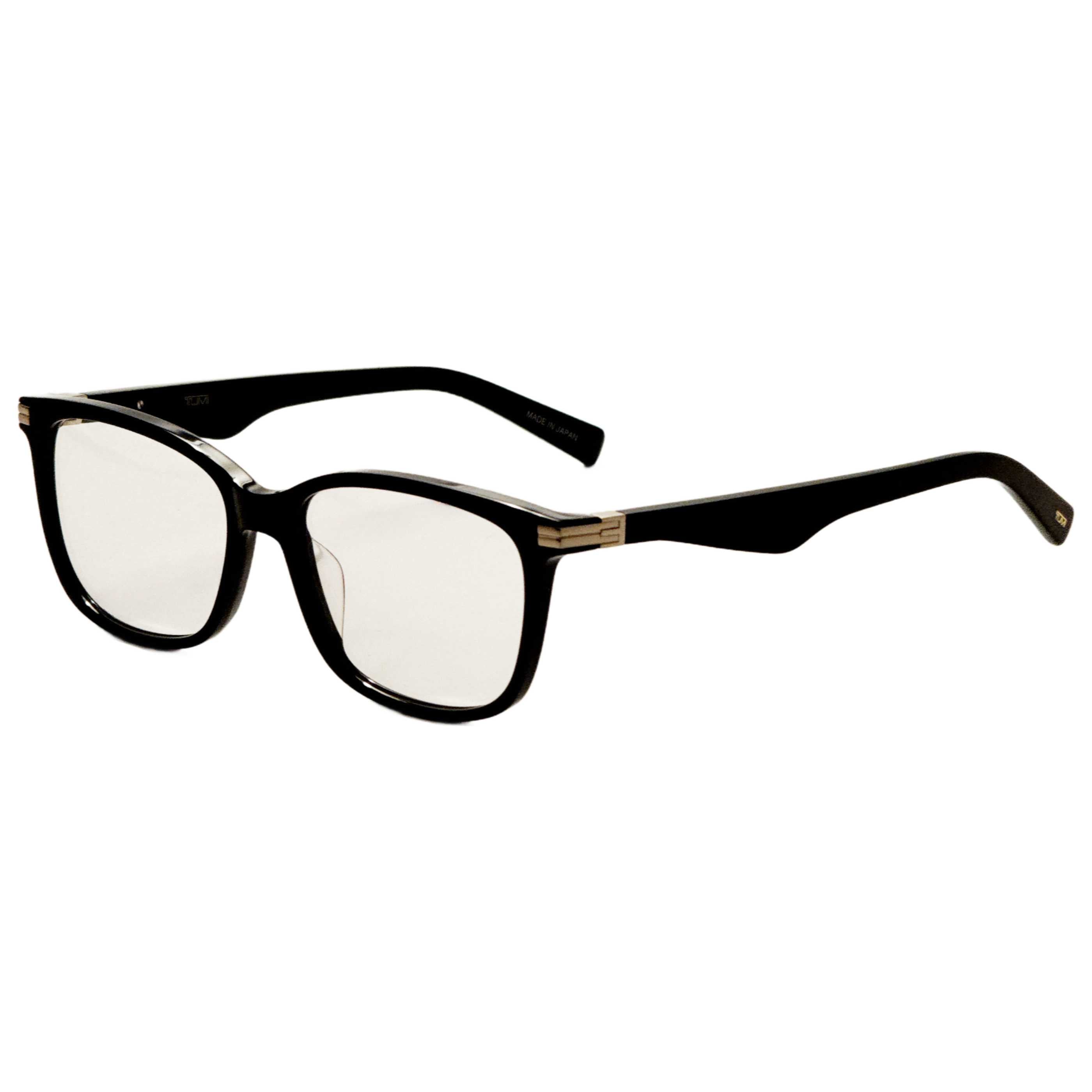 Tumi VTU015550700 Square Frame Sunglasses — Black by Tumi