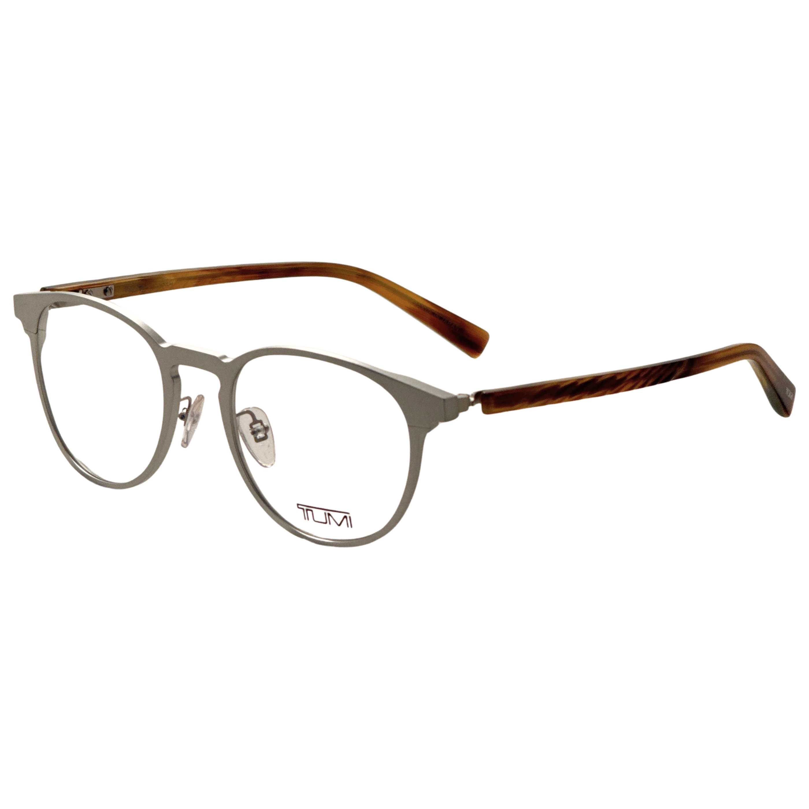 Tumi VTU514510581 Silver Metal Eyeglasses — Silver by Tumi