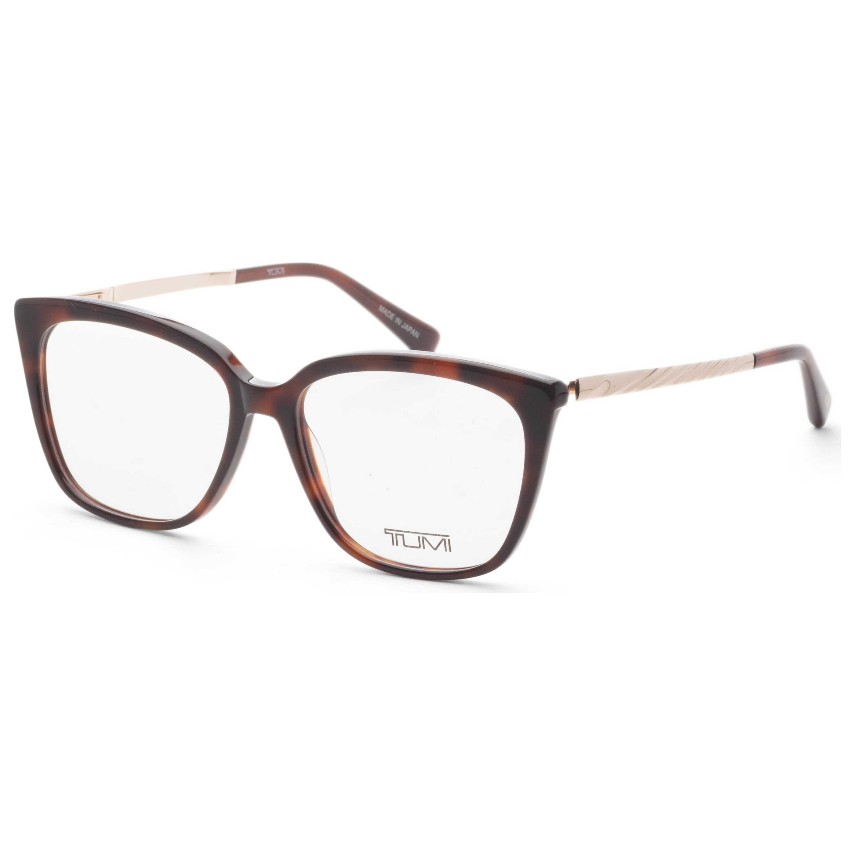 Tumi VTU520530722 Dark Havana Acetate Eyeglasses by Tumi