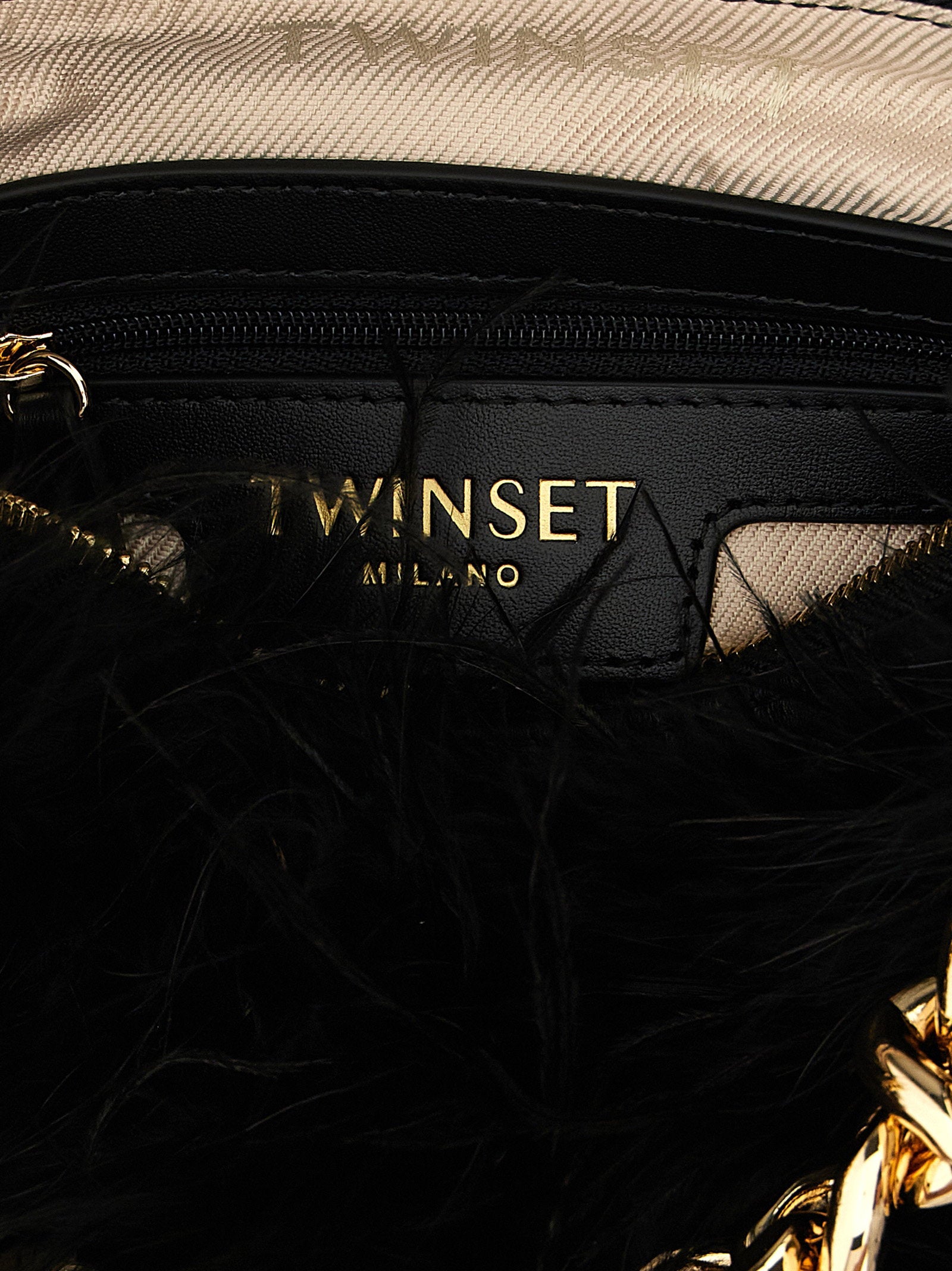 Twin Set Liliane Clutch — Black, view 4