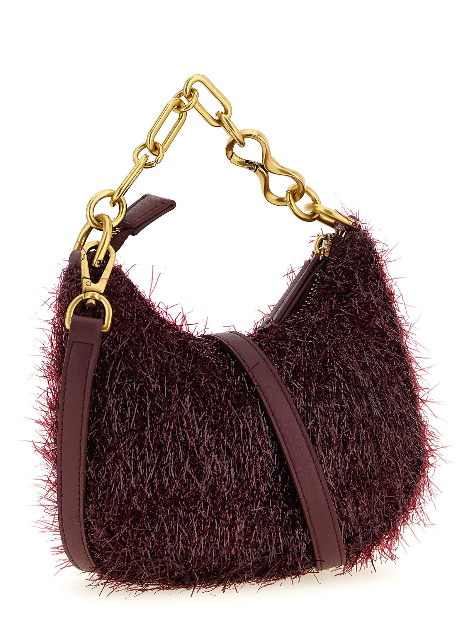 Twin Set Mini Bag — Burgundy, view 2