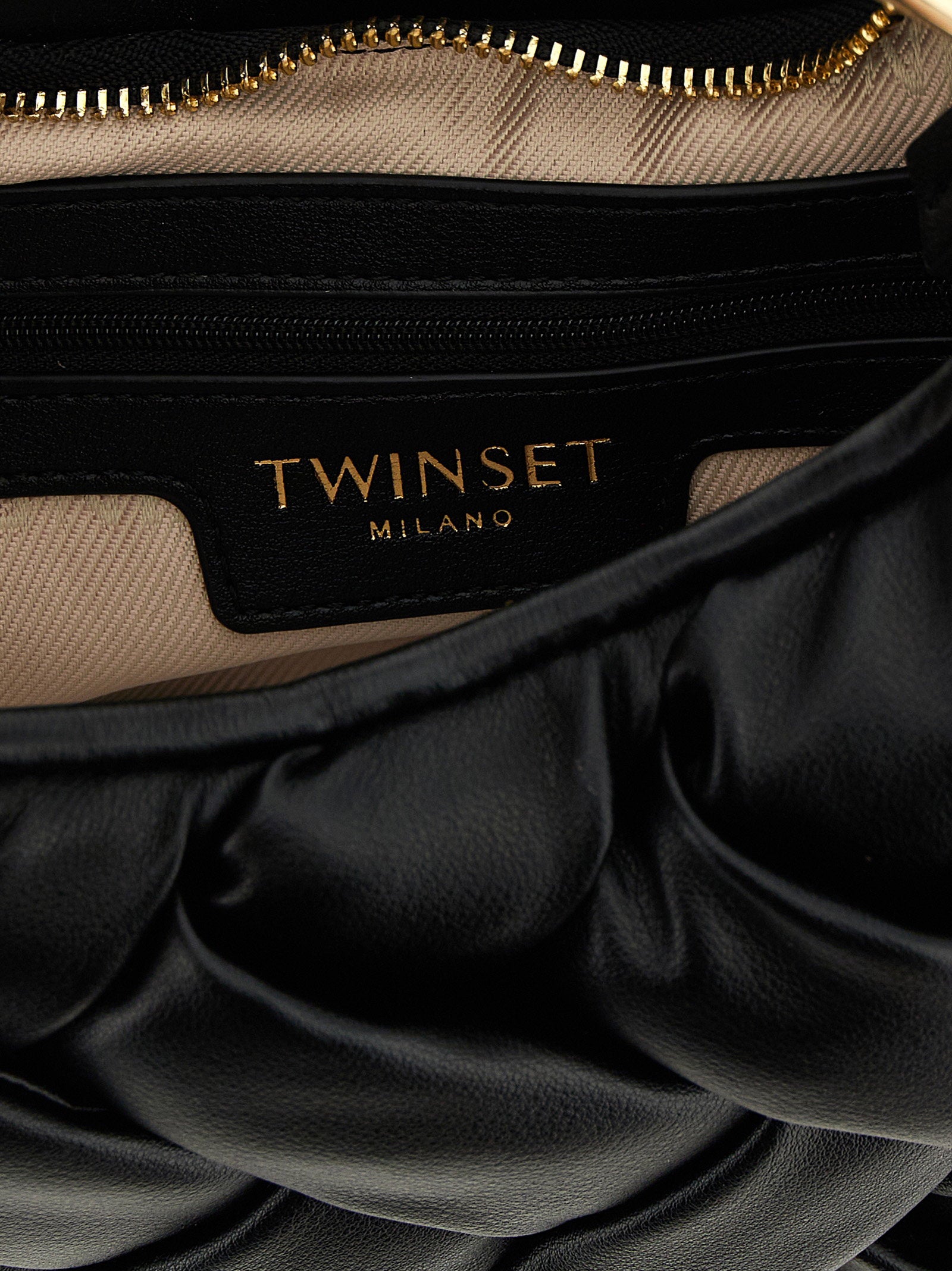 Twin Set Weaved Handbag, view 4