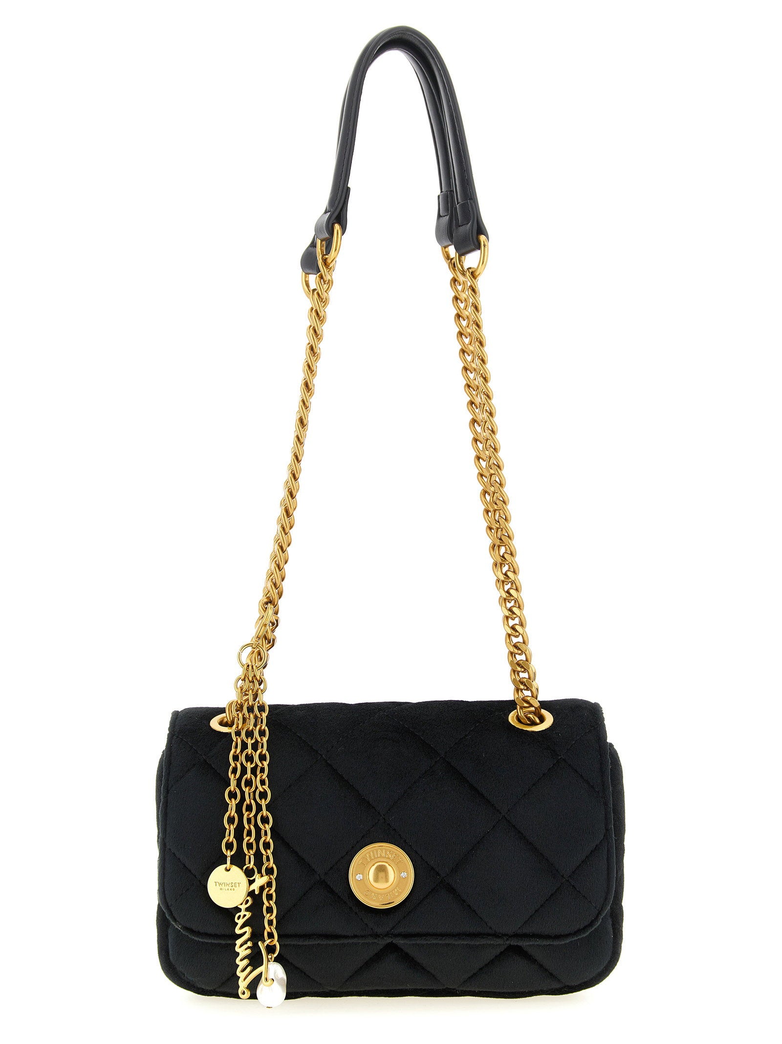 Twin Set Milano Shoulder Bag — Black by Twin-Set