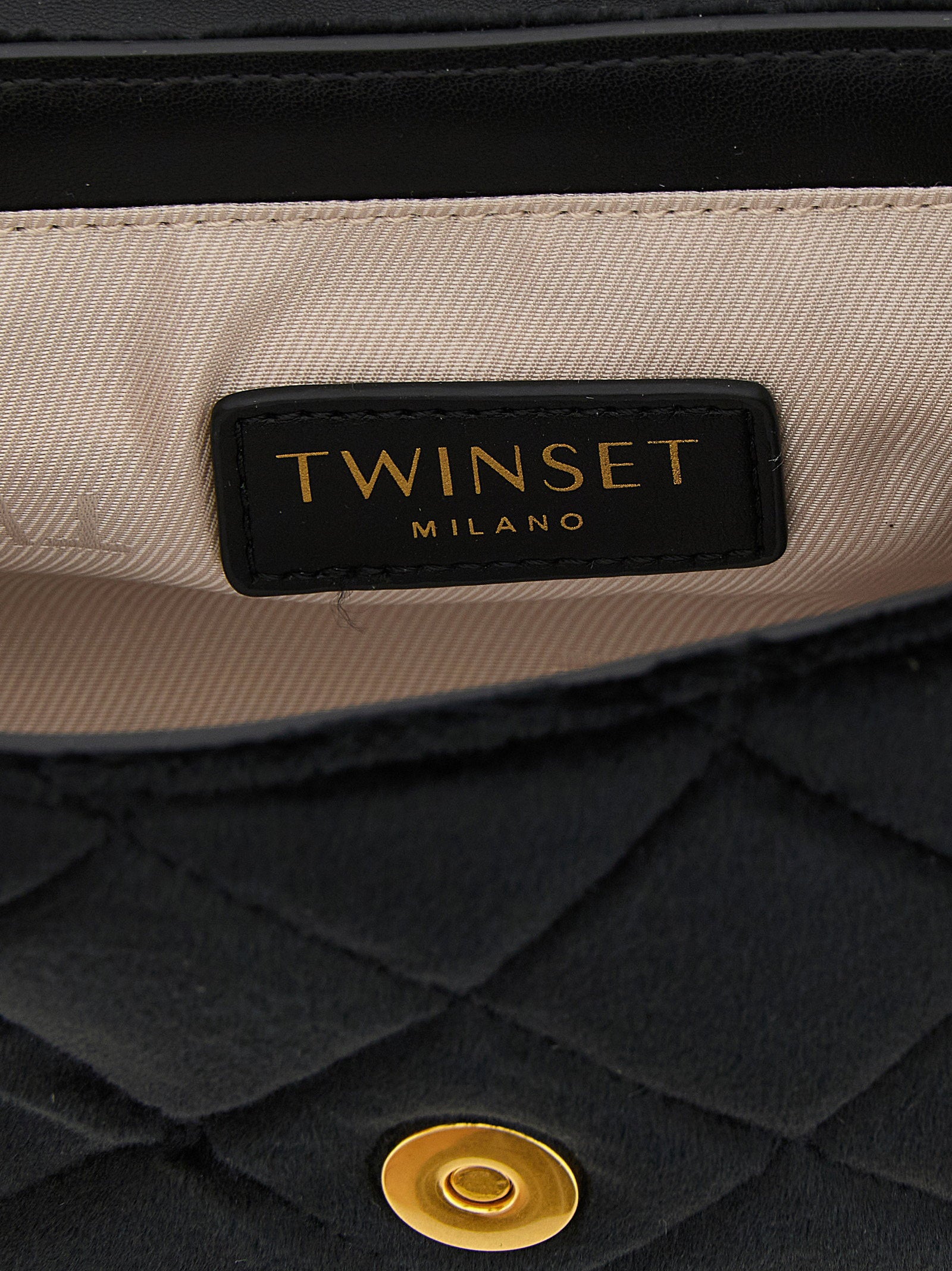 Twin Set Milano Shoulder Bag — Black, view 4
