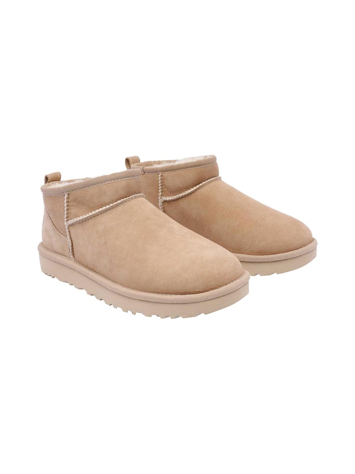 Ugg Australia Suede Slippers — Beige by Ugg Australia