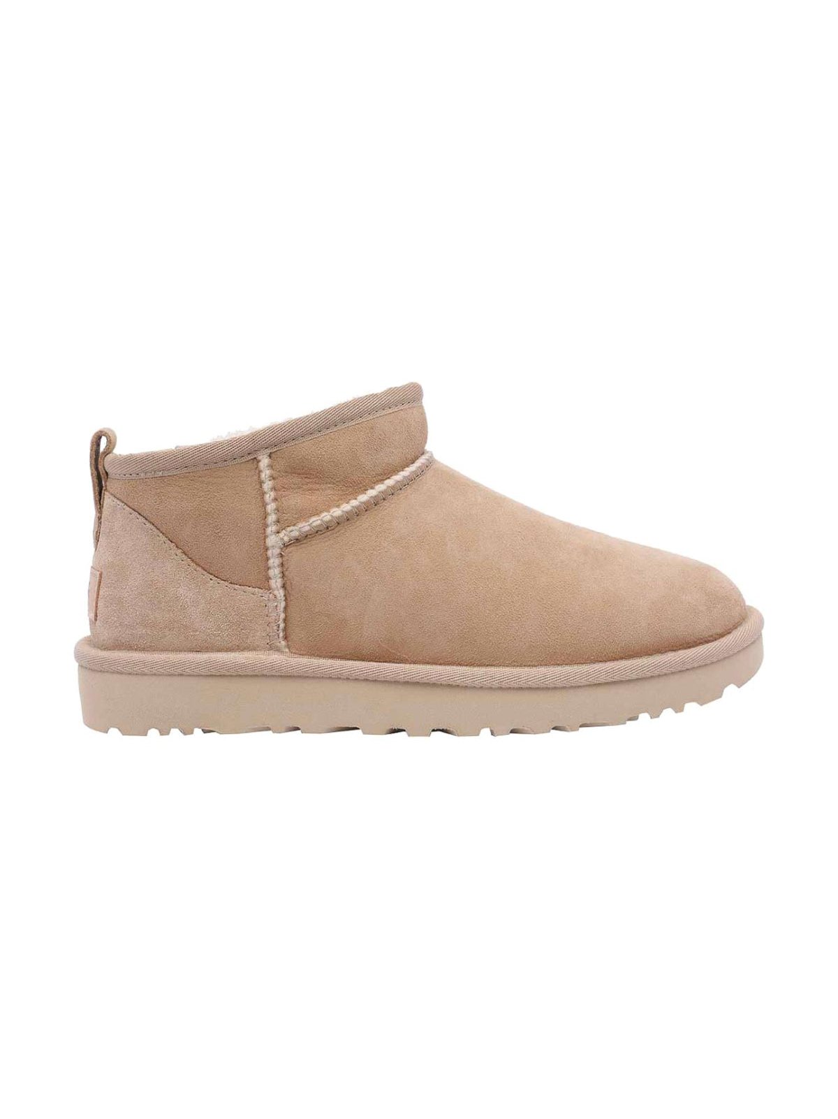 Ugg Australia Suede Slippers — Beige, view 6