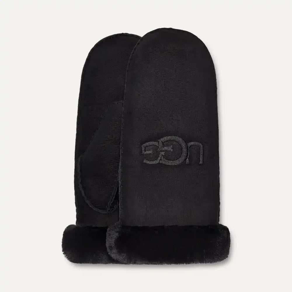UGG Sheepskin Mittens Gloves — Black by UGG