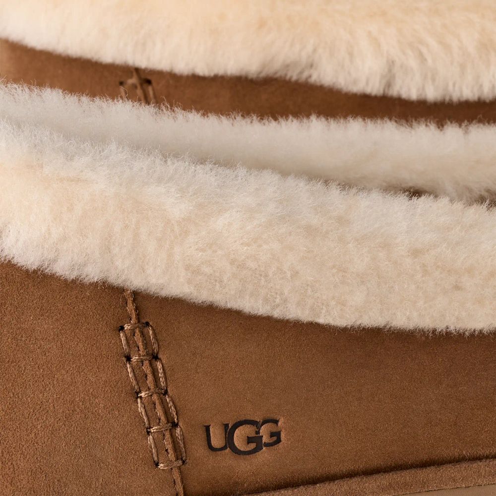 UGG Fleece-Lined Slipper — Chestnut, view 5