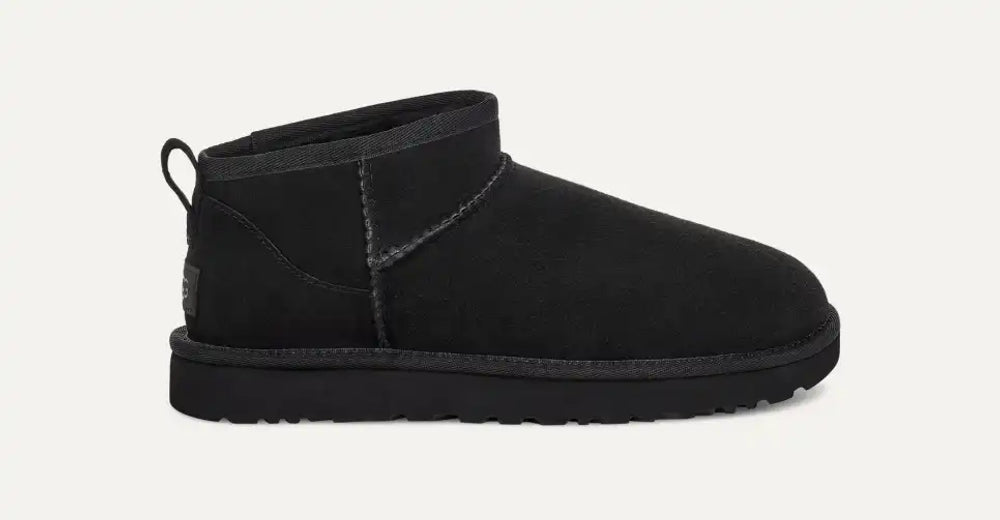 UGG Suede Mini Boots Slippers — Black by UGG
