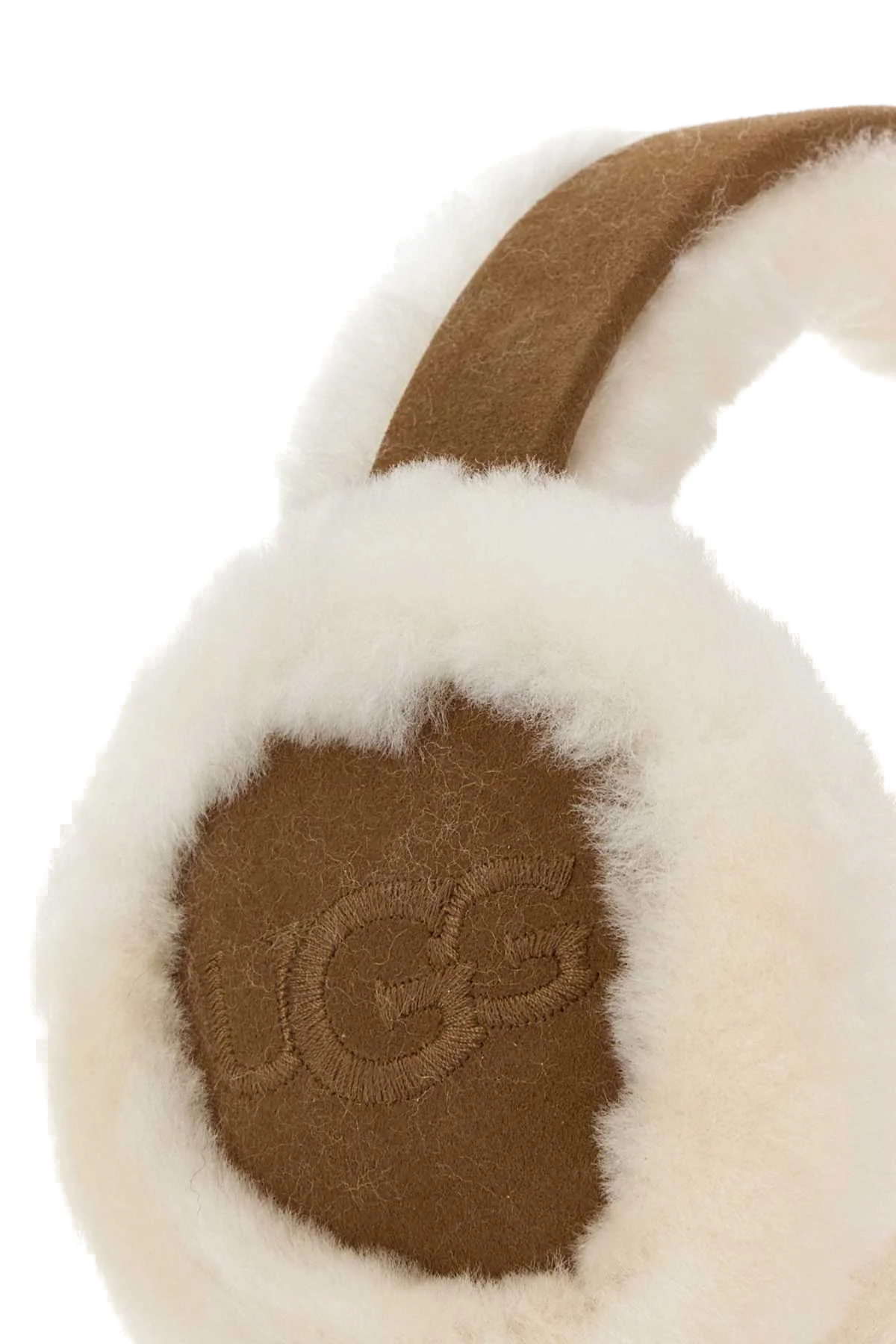 UGG W Camel Suede with Sheepskin Earmuffs — Beige, view 2