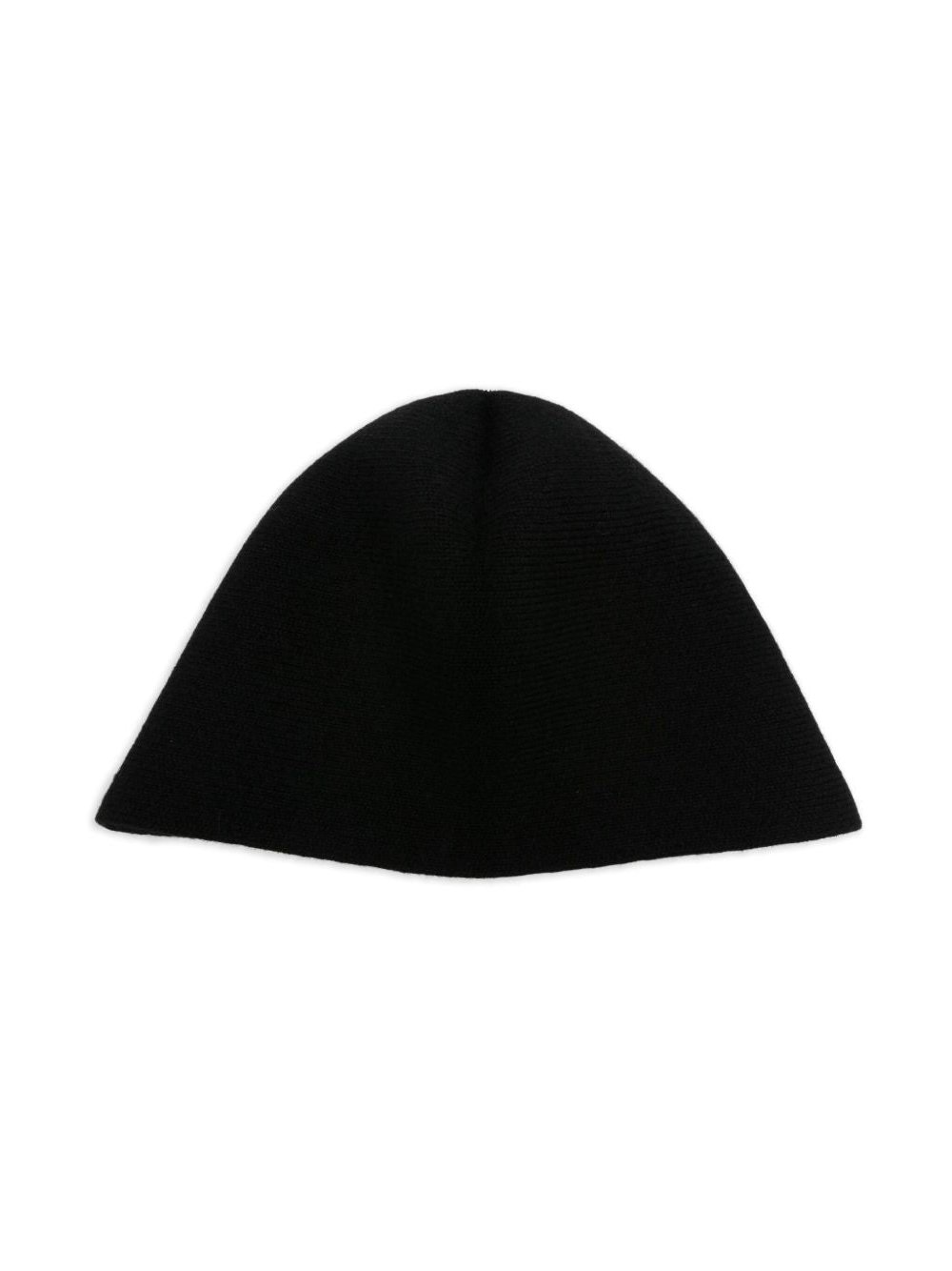 Uma Wang Cashmere Ribbed Bucket Hat — Black by Uma Wang