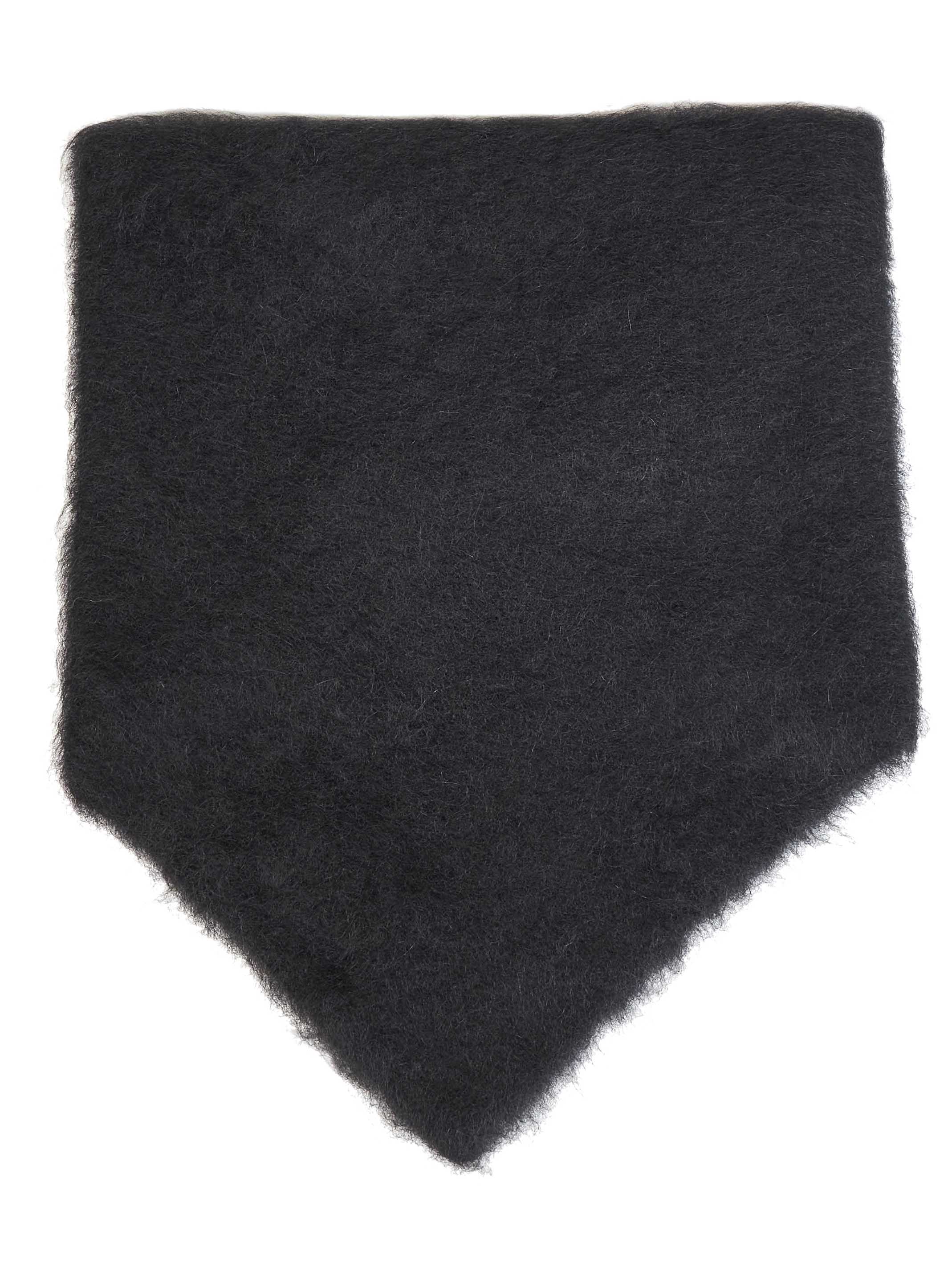 Uma Wang Alpaca Blend Triangular Scarf — Black by Uma Wang