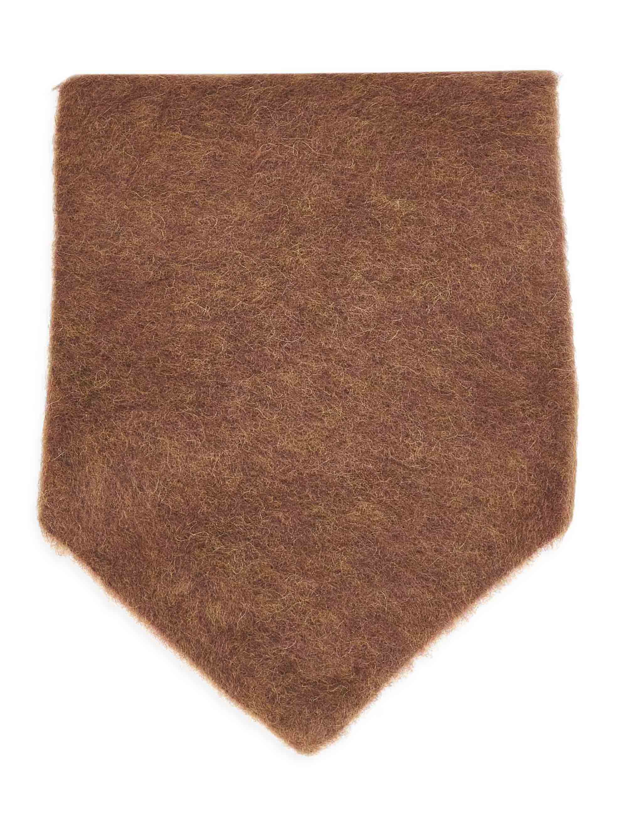 Uma Wang Alpaca-Blend Triangular Scarf — Brown by Uma Wang