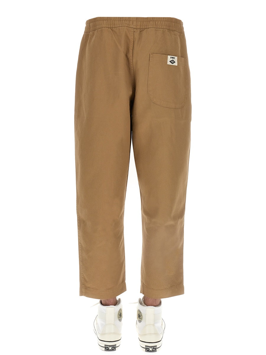 Umbro Elastic Waistband Cotton Trousers — Beige by Umbro
