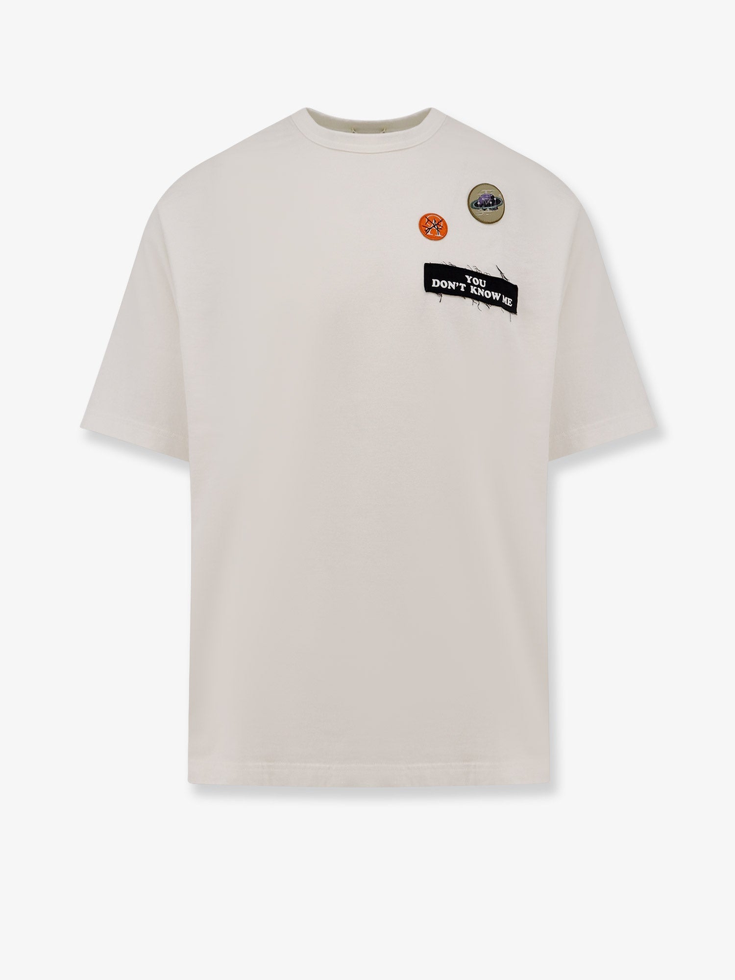 Undercover Logo-Patch Cotton T-Shirt — White by Undercover