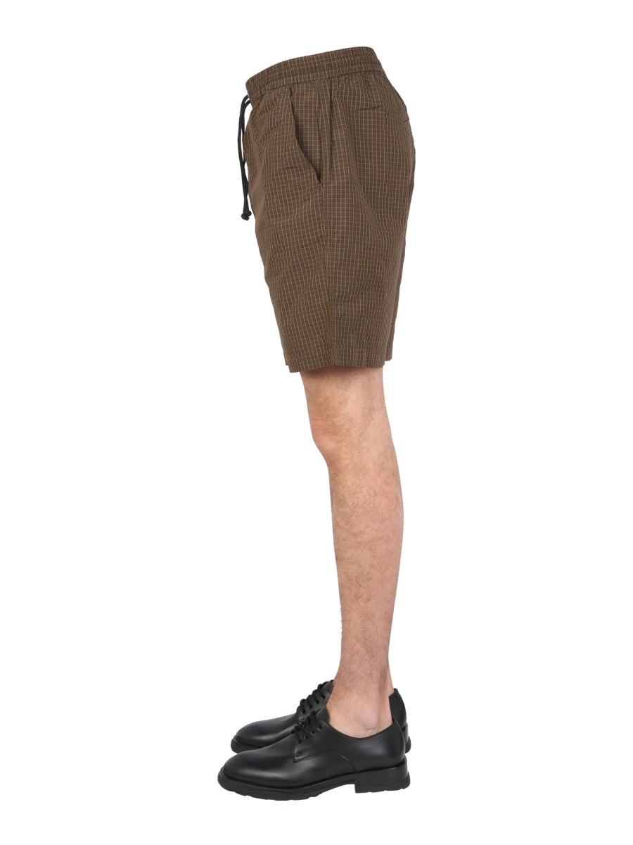 Universal Works Bermuda Shorts — Brown, view 3