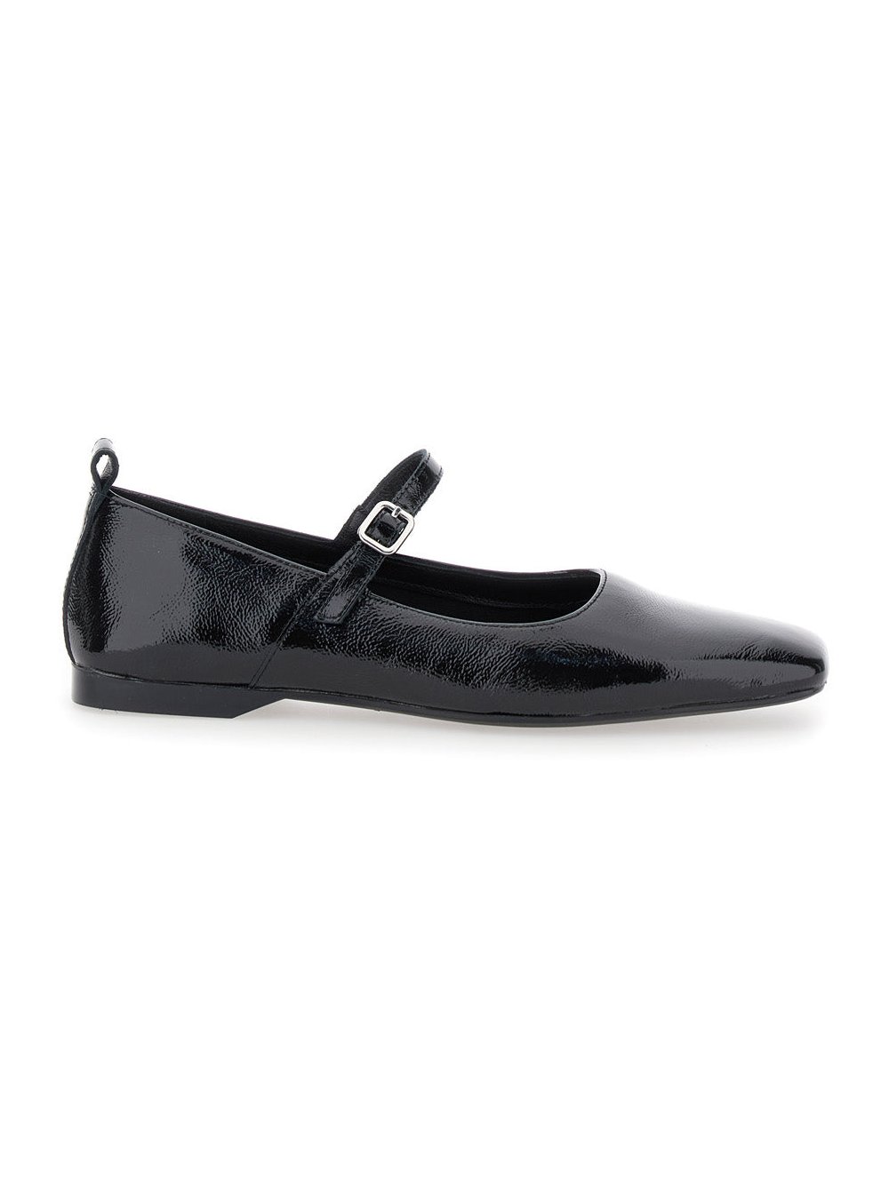 Vagabond Patent Leather Mary Jane Flat — Black by Vagabond