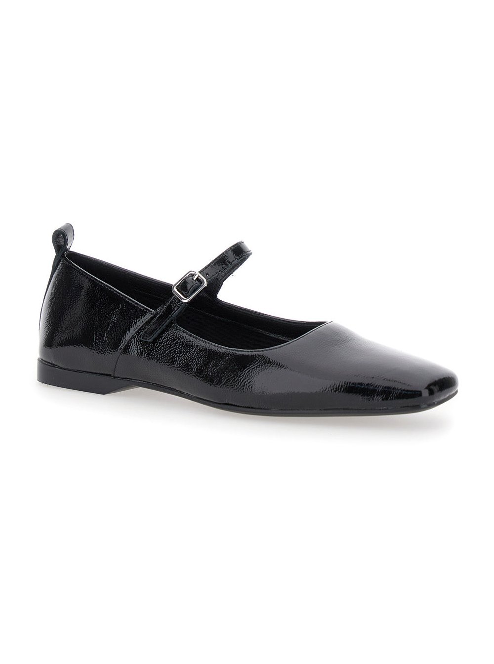 Vagabond Patent Leather Mary Jane Flat — Black, view 2