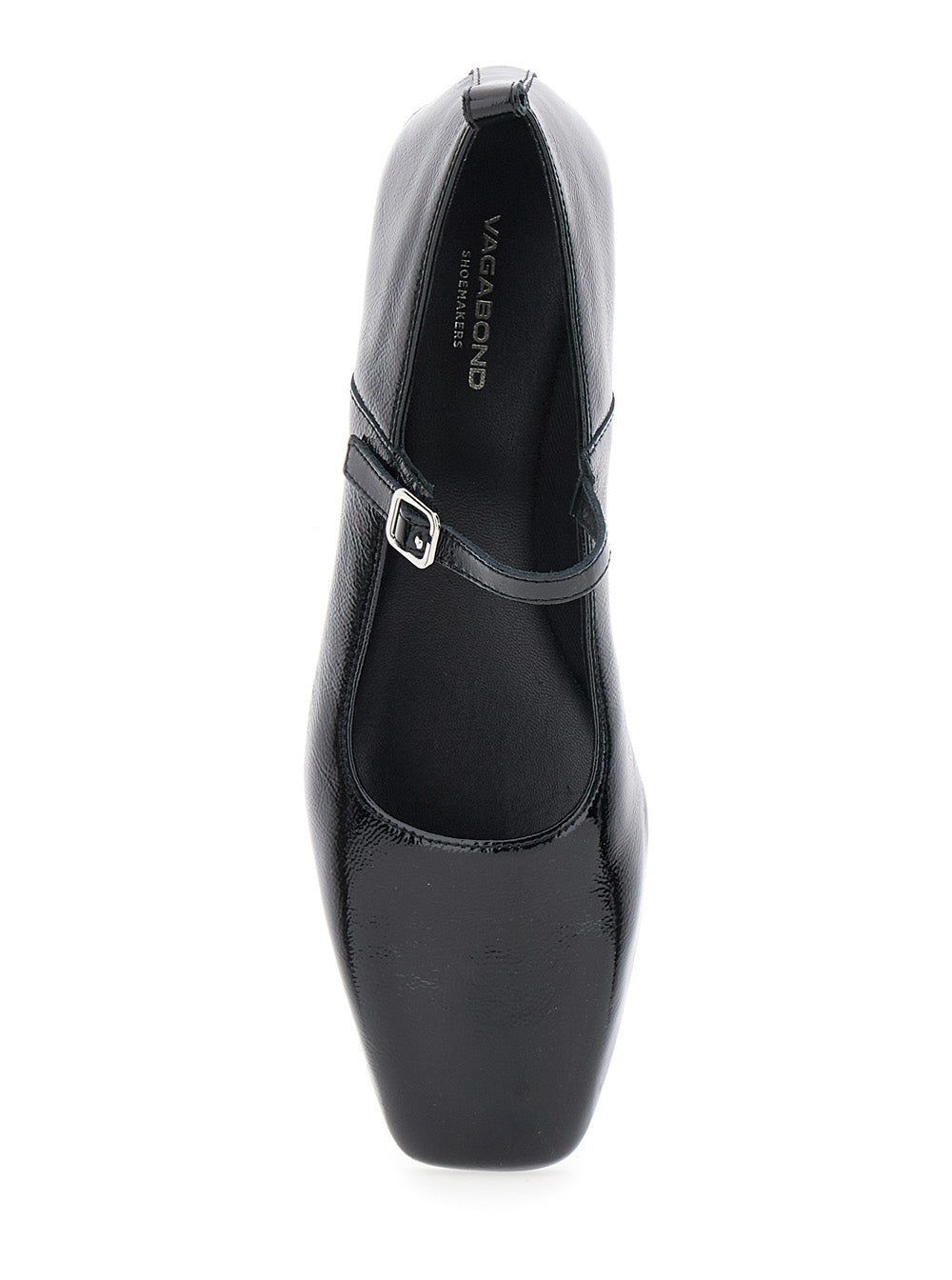 Vagabond Patent Leather Mary Jane Flat — Black, view 4