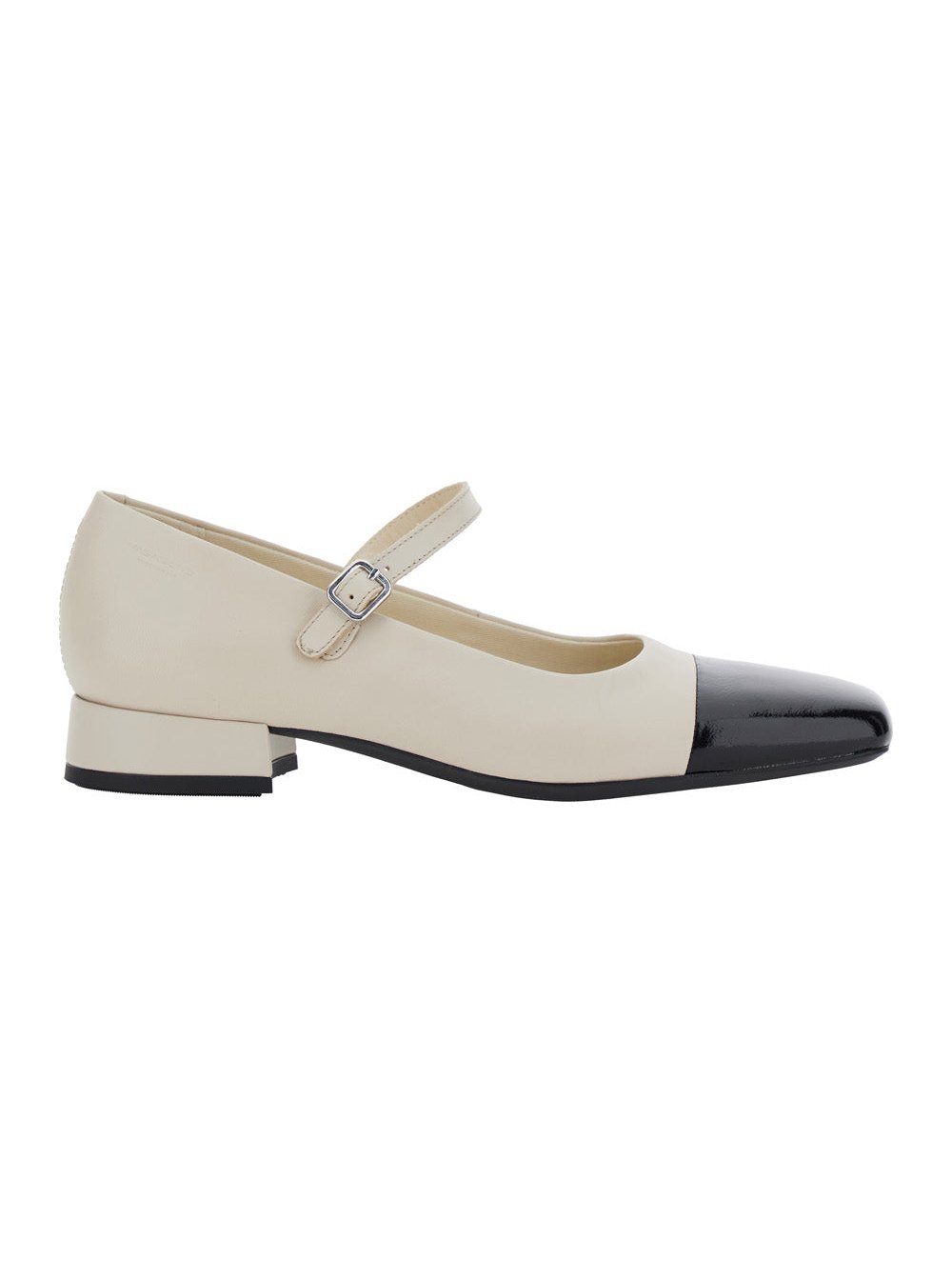 Vagabond Colorblock Leather Mary Jane Pump — White by Vagabond