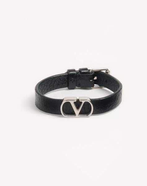 Valentino Garavani Bracelet — Black, view 3