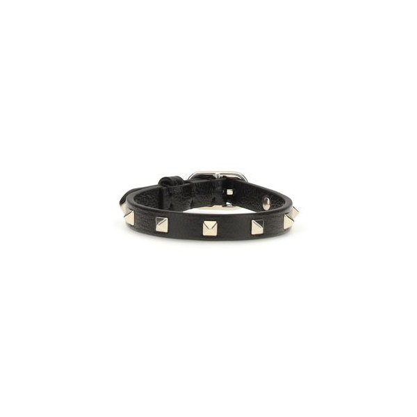 Valentino Garavani Rockstud Bracelet — Black by Valentino Garavani