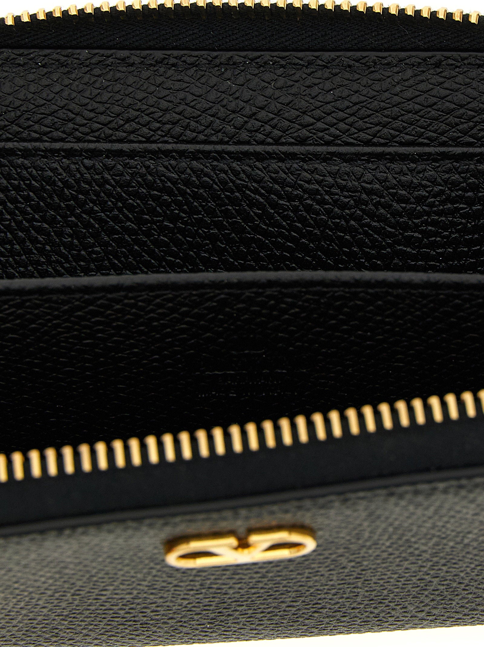 Valentino Garavani Vlogo Signature Card Case — Black, view 3