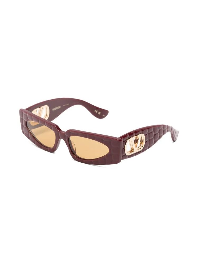 Valentino Garavani Eyewear VG0001S Sunglasses — Burgundy, view 2