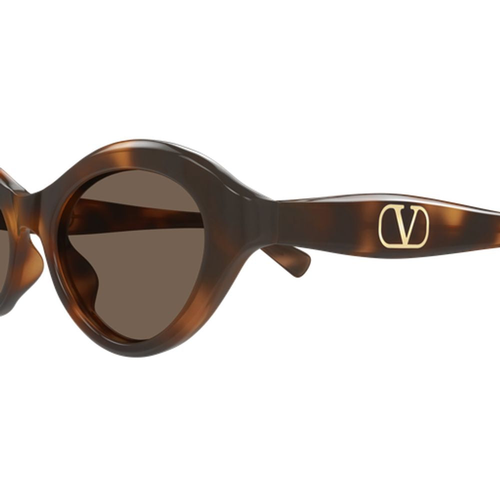 Valentino Garavani Eyewear VG0008S Cat-Eye Sunglasses — Brown, view 3