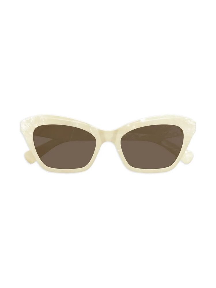 Valentino Garavani Eyewear VG0009S Cat-Eye Sunglasses — Cream by Valentino Garavani Eyewear