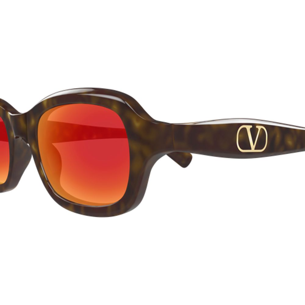 Valentino Garavani Eyewear VG0010S Sunglasses — Havana, view 3