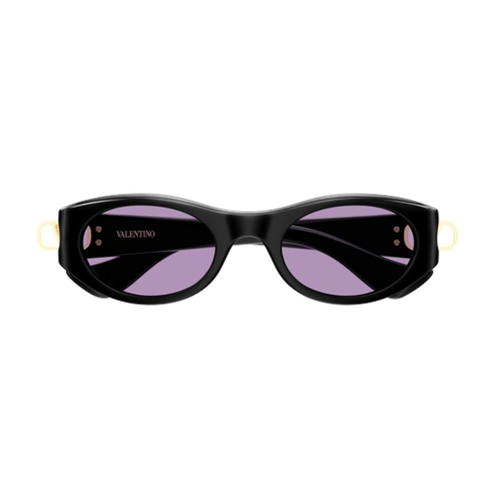 Valentino Garavani Eyewear VG0015S002 Cat-Eye Sunglasses — Black by Valentino Garavani Eyewear