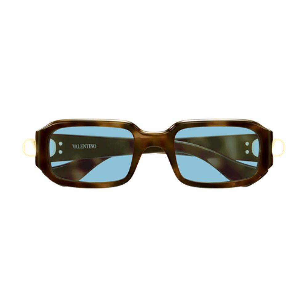 Valentino Garavani Eyewear VG0016S Rectangle-Frame Sunglasses — Brown by Valentino Garavani Eyewear