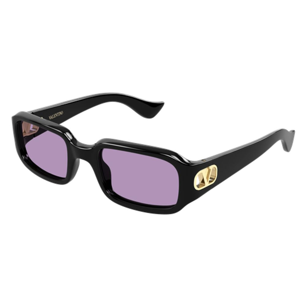 Valentino Garavani Eyewear VG0016S002 Black Acetate Sunglasses — Black, view 2
