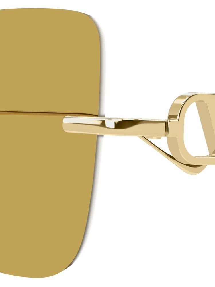 Valentino Garavani Eyewear VG0033S Gold-Toned Sunglasses — Gold, view 2