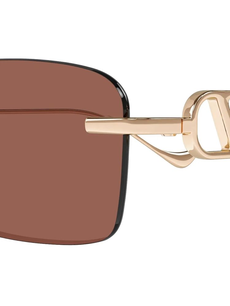 Valentino Garavani Eyewear VG0067S Sunglasses — Brown, view 3