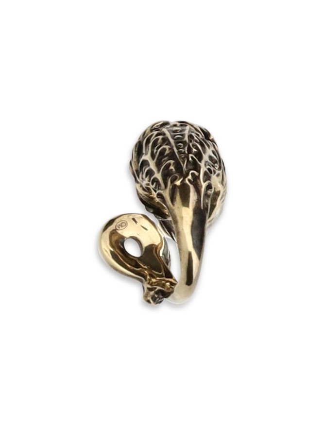 Valentino Garavani Zoomorphic Lion Head Ring — Bronze, view 2