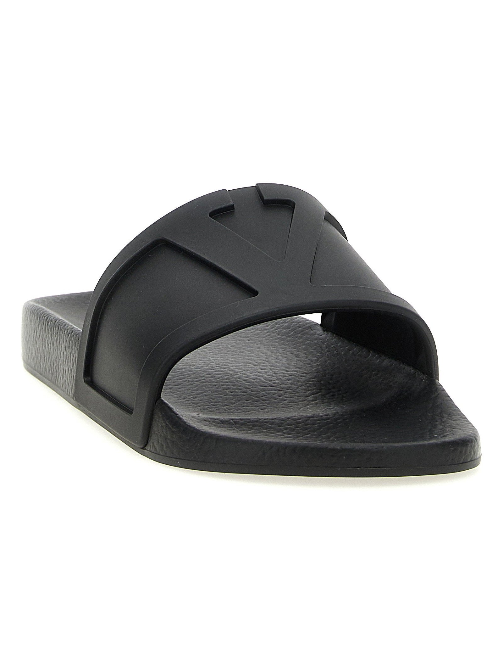 Valentino Garavani Coolside Slides — Black, view 2