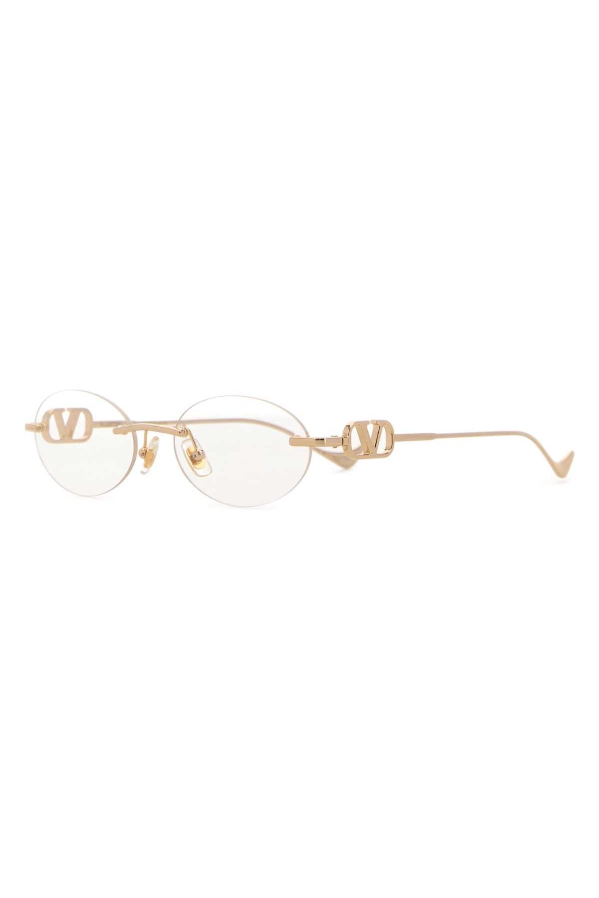 Valentino Garavani SUNGLASS Gold-Tone Glass Fibre Sunglasses — Gold by Valentino Garavani