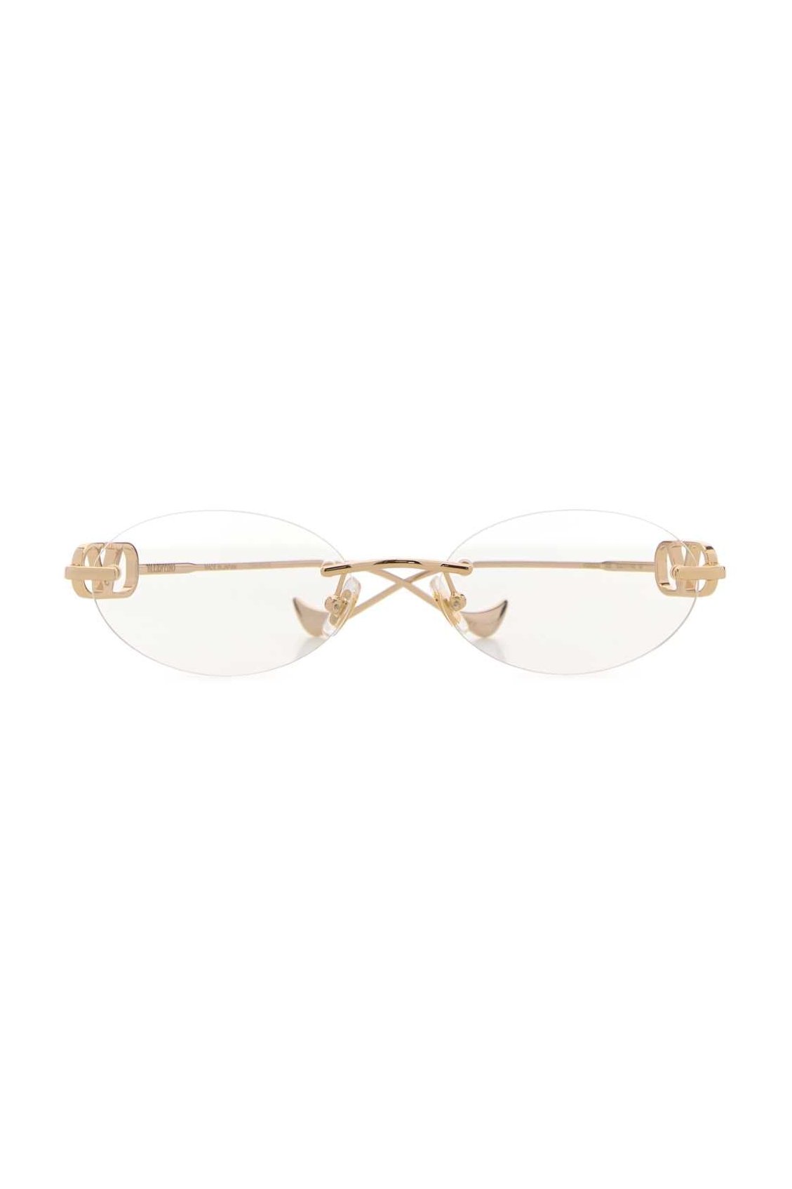 Valentino Garavani SUNGLASS Gold-Tone Glass Fibre Sunglasses — Gold, view 2