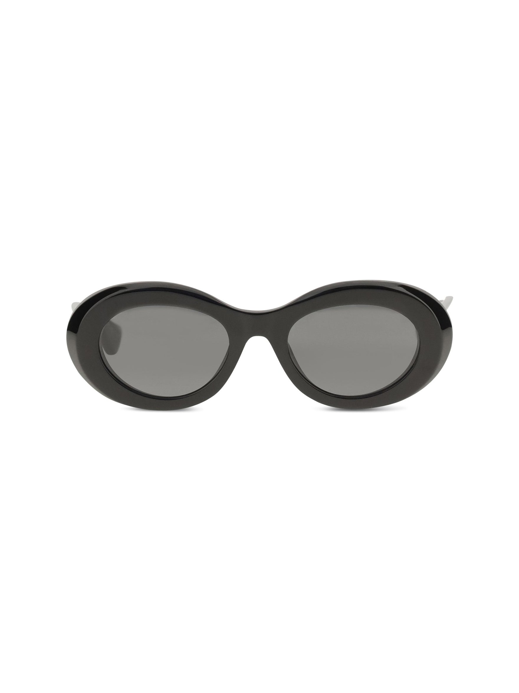 Valentino Garavani VG0057S Oval Recycled Acetate Sunglasses — Black by Valentino Garavani