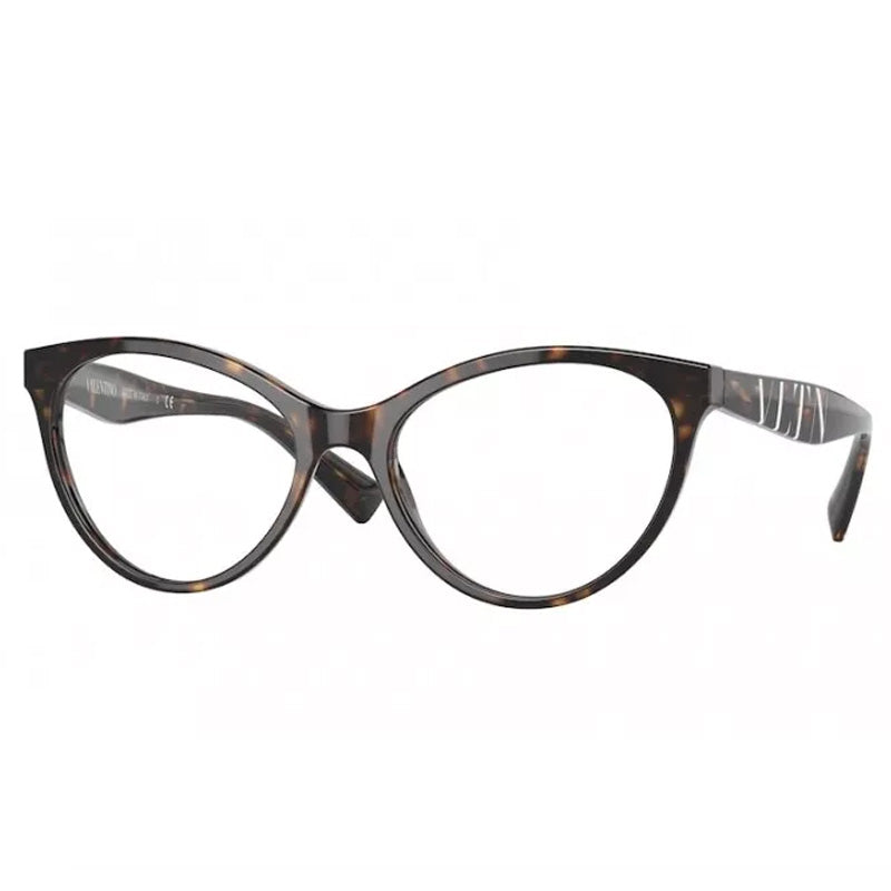 Valentino VA30135196 Tortoiseshell Acetate Cat-Eye Eyeglasses — Brown, view 2