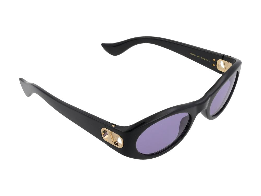 Valentino VG0015S Bio-Injected Frame Sunglasses — Black, view 4