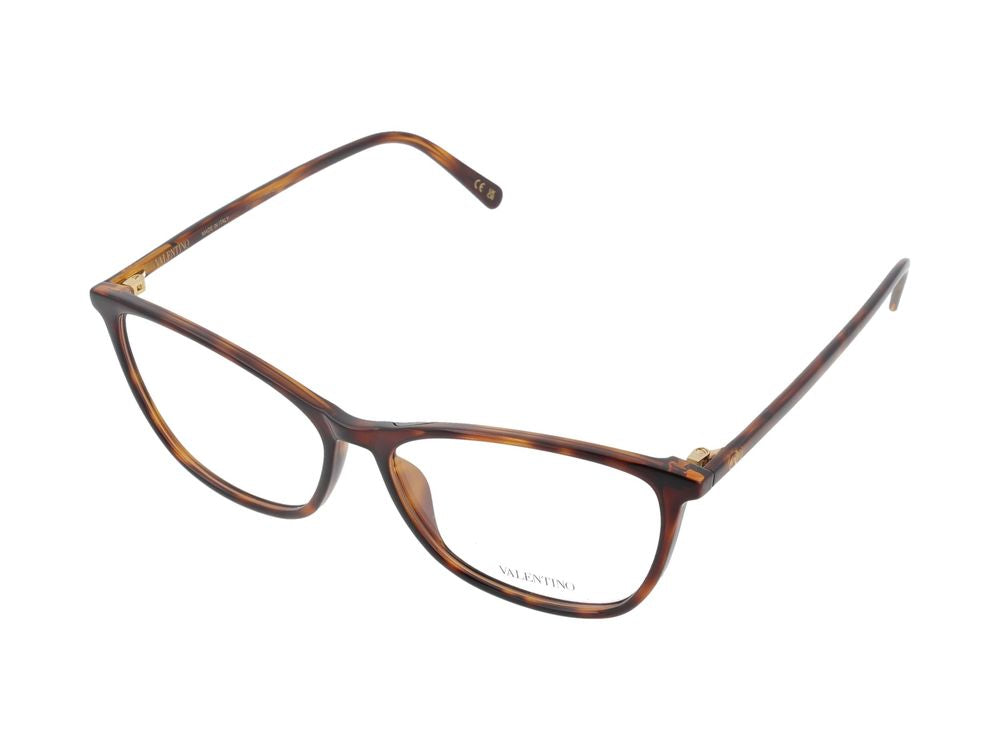 Valentino VG0024O Recycled Acetate Eyeglasses — Havana, view 2