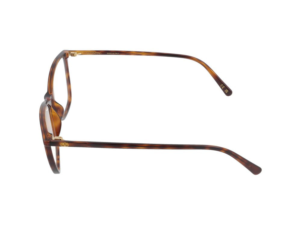Valentino VG0024O Recycled Acetate Eyeglasses — Havana, view 3