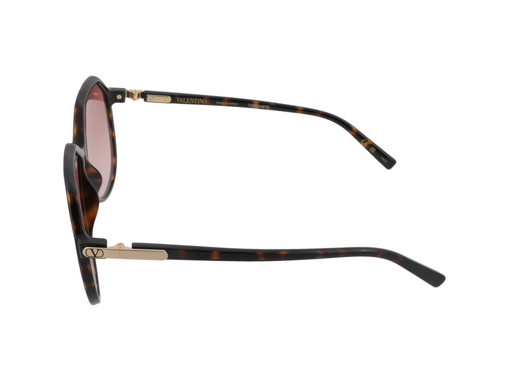 Valentino VG0026S Tortoiseshell Sunglasses — Brown, view 3