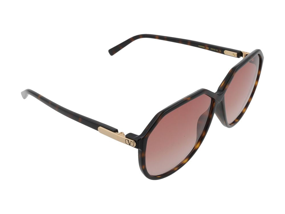 Valentino VG0026S Tortoiseshell Sunglasses — Brown, view 4