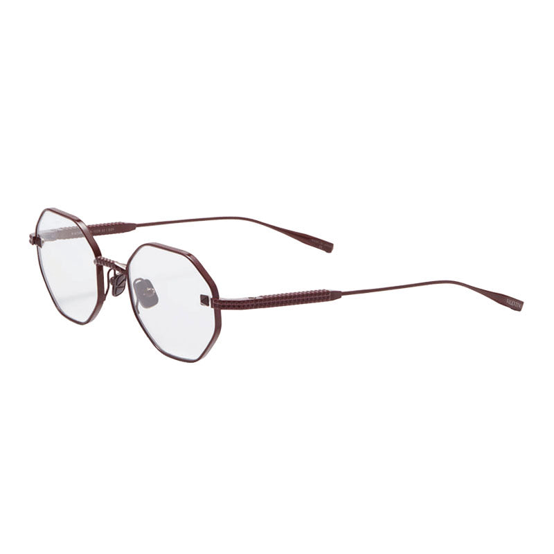 Valentino VLX-122B Metal Round-Frame Eyeglasses — Red by Valentino