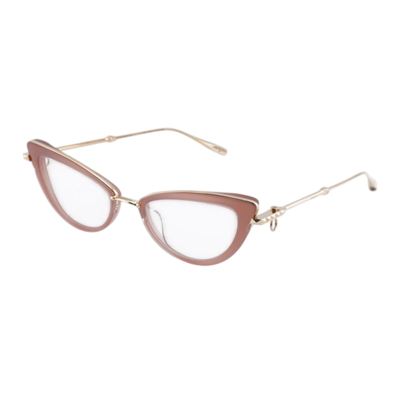 Valentino VLX-123-CHA Cat Eye Full Rim Eyeglasses — Pink by Valentino